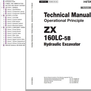 Hitachi ZX160LC-5B Technical Manual TODBE-EN-00
