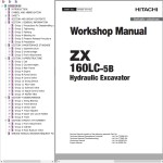 Hitachi ZX160LC-5B Workshop Manual WDBE-EN-00