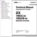 Hitachi ZX180LC-5B ZX180LCN-5B Technical Manual TODBF-EN-00