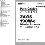 Hitachi ZX190W-6 Parts Catalog PLBF50-1-2