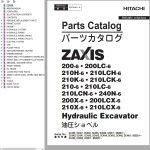 Hitachi ZX200-6 ZX210LCX-6 Parts Catalog PDC450-1-6