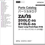 Hitachi ZX200LC-5G ZX210LC-5G Parts Catalog PDCD-SL3-2