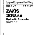Hitachi ZX20U-5A Parts Catalog PACD90-E1-1