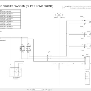 Hitachi ZX210LC-5B ZX350LC-5B Electric Circuit Diagram