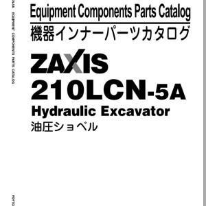 Hitachi ZX210LCN-5A Parts Catalog PDFTC0-E1-1