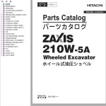 Hitachi ZX210W-5A Parts Catalog PLCDE0-1-1