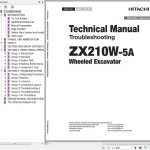 Hitachi ZX210W-5A Technical Manual Troubleshooting TTLCDE0-EN-00