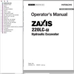 Hitachi ZX220LC-GI Operator's Manual ENMDCR-IN1-5EX