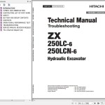 Hitachi ZX250LC-6 ZX250LCN-6 Technical Manual Troubleshooting TTDC150-EN-02