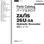 Hitachi ZX26U-5A Parts Catalog PACC50-1-2