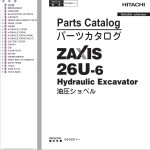 Hitachi ZX26U-6 Parts Catalog PACK50-1-1