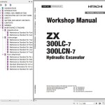 Hitachi ZX300LC-7 ZX300LCN-7 Workshop Manual WDD650-EN-00