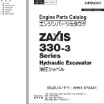 Hitachi ZX330-3 Series Engine Parts Catalog 6HK1-XYSA01-11