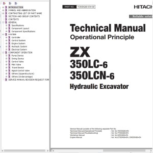 Hitachi ZX330LC-6 ZX350LCN-6 Technical Manual TODDQ50-EN-02