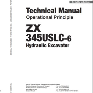 Hitachi ZX345USLC-6 Technical Manual TODGA60-EN-00