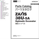 Hitachi ZX38U-5A Parts Catalog PADC50-1-2