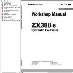 Hitachi ZX38U-6 Workshop Manual WADS50-EN-00