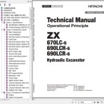 Hitachi ZX670LC-6 ZX690LCH-6 ZX690LCR-6 Technical Manual Troubleshooting TTJBK40-EN-00