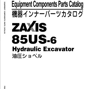 Hitachi ZX85US-6 Parts Catalog PDEQ50-E1-1