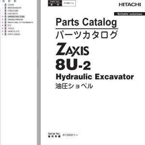 Hitachi ZX8U-2 Parts Catalog P1MN-1-2