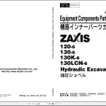 Hitachi ZX130LCN-6 Spare Part Catalog PDF EN JP