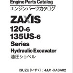 Hitachi ZX135US-6 Spare Part Catalog PDF EN JP