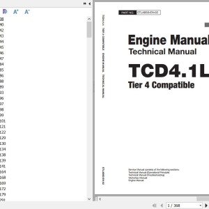 Deutz TCD4.1L4 Tier 4 Compatible Technical Manual ETLAB50-EN-02