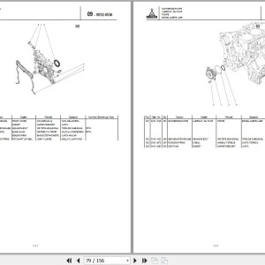 Deutz TD2.9 L4 Spare Parts Catalogue 25011606 EN DE FR ES