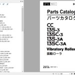Hitachi CC135-3 CC135C-3 CC135-3A CC135C-3A Parts Catalog P8U