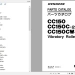 Hitachi CC150 CC150C-2 CC150CW-2 Parts Catalog P8U5-D1-1