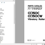 Hitachi CC150C CC150CW Parts Catalog P8U3-2-1