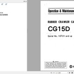 Hiatchi CG15D Operation & Maintenance Manual ME81F-1-1
