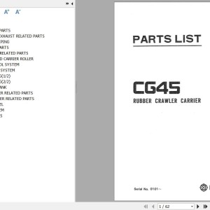 Hitachi CG45 Parts Catalog EP803-1-1
