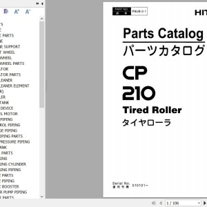Hitachi CP210 Parts Catalog