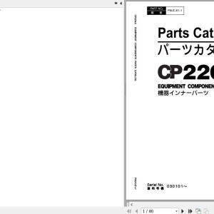 Hitachi CP220-3 Parts Catalog