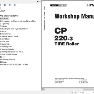 Hitachi CP220-3 Workshop Manual W8UC-E-00