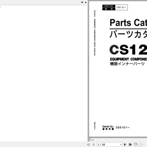 Hitachi CS125-3 Parts Catalog
