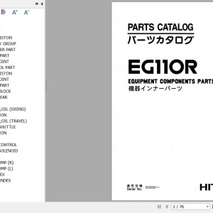 Hitachi EG110R Parts Catalog