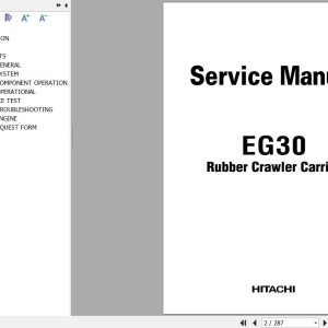 Hitachi EG30 Service Manual KM-81JE