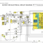 Hitachi EG70R EG110R Hydraulic & Electrical Circuit Diagram T81SE-00