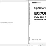 Hitachi EG70R Operator's Manual