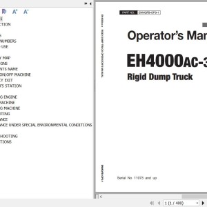 Hitachi EH4000AC-3 Operator’s Manual