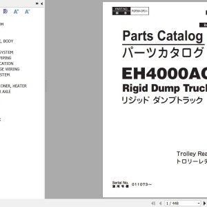 Hitachi EH4000AC-3 Parts Catalog PQFB91-OP2-1