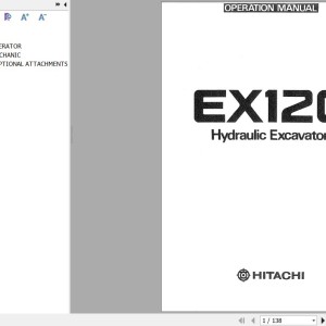 Hitachi EX120 Operator's Manual EM12H-1-3
