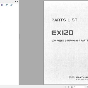 Hitachi EX120 Parts Catalog