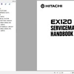 Hitachi EX120 Serviceman Handbook KH-044-01
