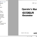Hitachi EX135UR Operator's Manual EM1ED-1-1