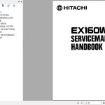 Hitachi EX160WD Serviceman Handbook KH-064-00