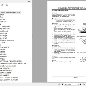 Hitachi EX200-5 200LC-5 220-5 220LC-5 230LC-5 270-5 270LC-5 Technical Manual Troubleshooting TT-157E-02