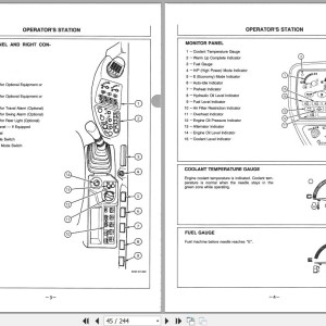 Hitachi EX220-5 220LC-5 230H-5 230LCH-5 Operator's Manual EM15S-1-1